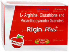 Rigin Plus Apple Flavour Sugar Free Sachet 5gm