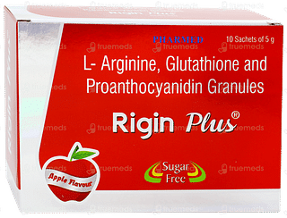 Rigin Plus Apple Flavour Sugar Free Granules 5gm