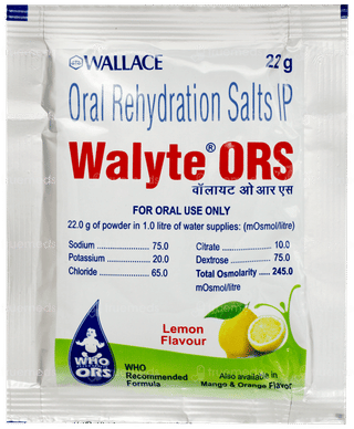 Walyte Ors Lemon Flavour Sachet 22gm