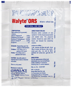 Walyte Ors Lemon Flavour Sachet 22gm