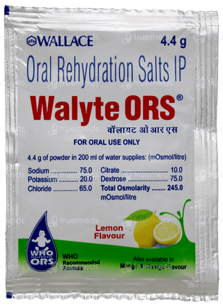 Walyte Ors Lemon Flavour Sachet 4.4Gm
