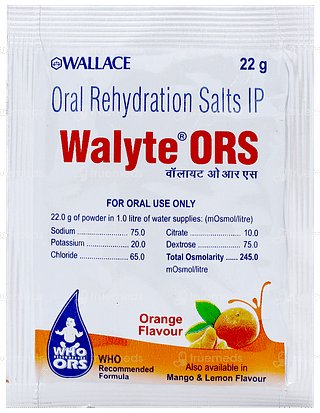 Walyte Ors Orange Flavour Powder 22gm