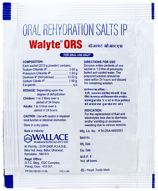 Walyte Ors Orange Flavour Powder 22gm