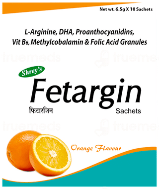 Fetargin Orange Flavour Sachet 6.5Gm