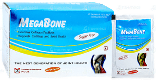 Megabone Orange Flavour Sugar Free Sachet 10.7gm