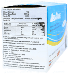 Megabone Orange Flavour Sugar Free Sachet 10.7gm