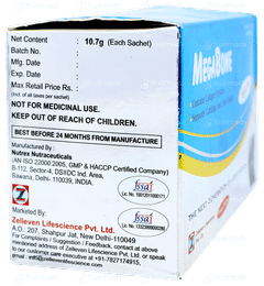 Megabone Orange Flavour Sugar Free Sachet 10.7gm