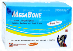 Megabone Orange Flavour Sugar Free Sachet 10.7gm