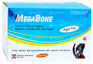 Megabone Orange Flavour Sugar Free Sachet 10.7gm