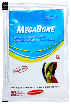 Megabone Orange Flavour Sugar Free Sachet 10.7gm