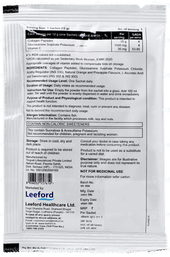 Glucozone Cg Orange Pineapple Flavour Sugar Free Sachet 12gm