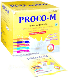 Proco M Vanilla Flavour Sugar Free Powder 20Gm
