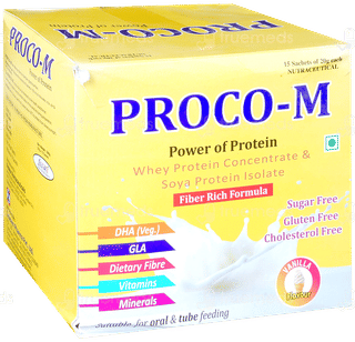Proco M Vanilla Flavour Sugar Free Powder 20Gm