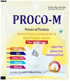 Proco M Vanilla Flavour Sugar Free Powder 20Gm