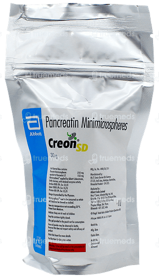 Creon Sd Minimicrospheres 150 Mg 30 Gm - Uses, Side Effects, Dosage ...