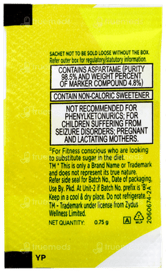 Sugar Free Gold 0.75gm Pack Of 100 Sachets
