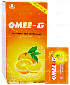 Omee G Orange Sachet 5gm Omee G Orange Sachet 5gm
