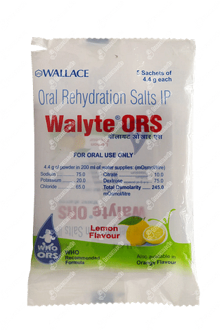 Walyte Ors Lemon Flavour 4.4gm Pack Of 5 Sachets