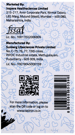 Tasiron Orange Flavour 0.75gm Pack Of 15 Sachet