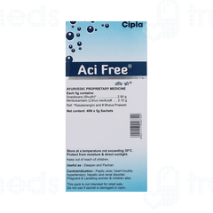 Aci Free Regular Flavour Sachet 5Gm
