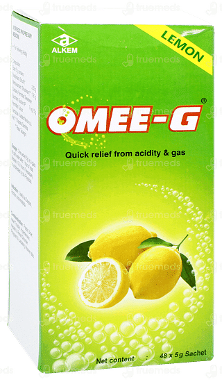 Omee G Lemon Flavour Sachet 5gm