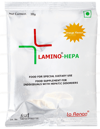 Lamino Hepa Orange Flavour 30gm Pack Of 7 Sachets