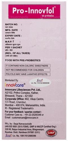 Pro Innovfol Sugar Free Sachet 10Gm