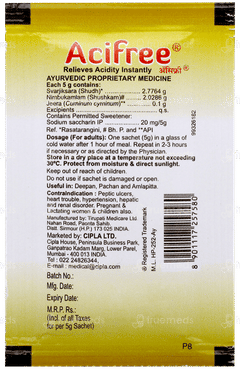 Acifree Jeera Flavour Sachet 5gm