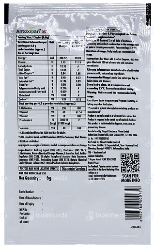 Antoxipan Ds Sachet 6 GM