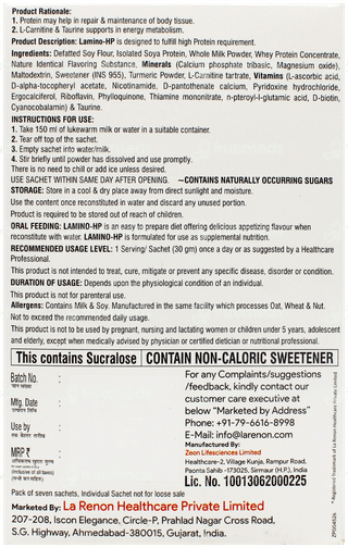 Lamino Hp Mango Flavour No Added Sugar 30Gm Pack Of 7 Sachets