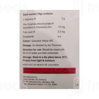 Care 36 Lemony Orange Sugar Free Sachet 10 GM