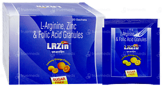 Lrzin Lemony Orange Flavour Sugar Free Granules 6gm