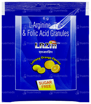 Lrzin Lemony Orange Flavour Sugar Free Granules 6gm