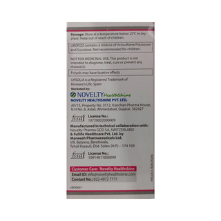 Urofizz Raspberry Flavour Effervescent Granules 2.5gm