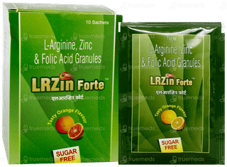 Lrzin Forte Orange Flavour Sugar Free Granules 10Gm