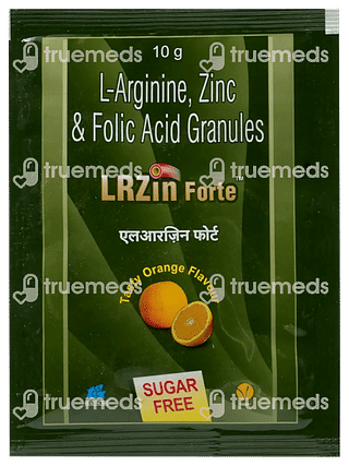 Lrzin Forte Tasty Orange Flavour Granules Sachet 10 GM