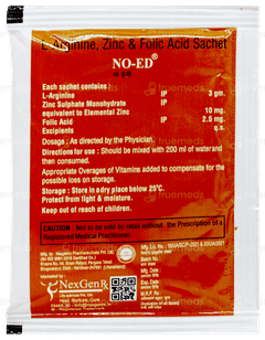 No Ed Sugar Free Sachet 10gm