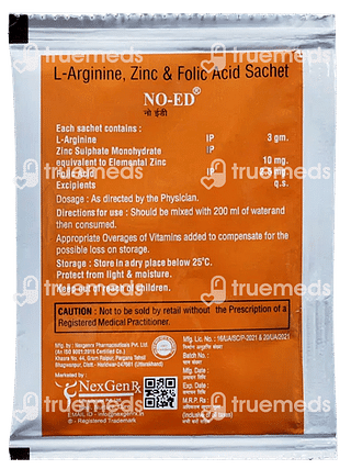 No Ed Sugarfree Sachet 10 GM