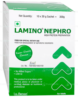 Lamino Nephro Kesar Elaichi Flavour Sachet 30Gm