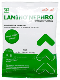 Lamino Nephro Kesar Elaichi Flavour Sachet 30Gm