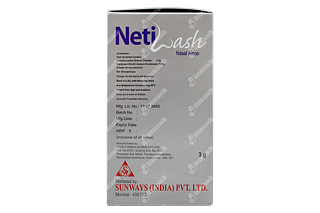 Netiwash Nasal Rinse 2300 MG Sachet 15