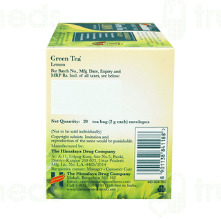 Himalaya Lemon Green Tea Bags 20