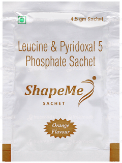 Shape Me Orange Flavour Sachet 4.5gm