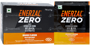 Enerzal Zero Orange Flavour Powder 5gm