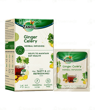 Zandu Ginger Celery Herbal Infusion Sachet 25