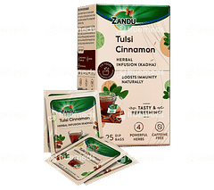 Zandu Tulsi Cinnamon Herbal Infusion Sachet 25