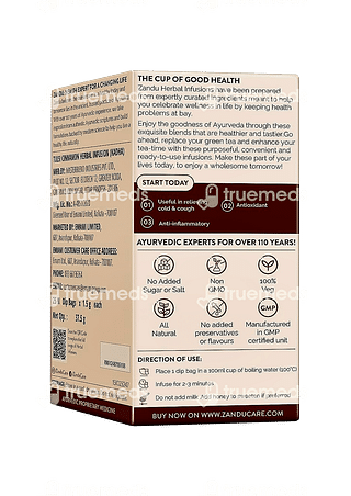 Zandu Tulsi Cinnamon Herbal Infusion Sachet 25