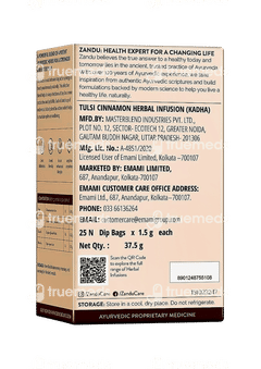 Zandu Tulsi Cinnamon Herbal Infusion Sachet 25