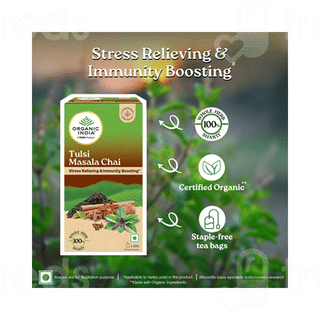 Organic India Tulsi Masala Chai Sachet 25