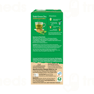 Organic India Ashwagandha Tulsi Green Tea Sachet 25